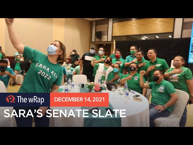 Sara Duterte endorses dad, old names in Senate race