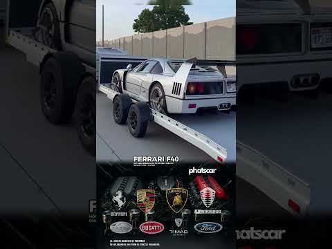 Một chiếc Ferrari F40 có trị giá gần 4 triệu đô bất ngờ xuất hiện ở trên đường ? #ferrari #viral