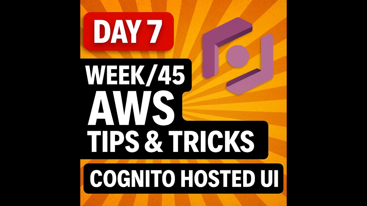 Day 7 Finale: AWS Cognito Hosted UI in 5 Minutes! 🚀 | Easy server-side authentication flow