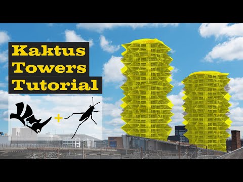 Bjarke Ingels Group - Kaktus Towers in Grasshopper (Tutorial)
