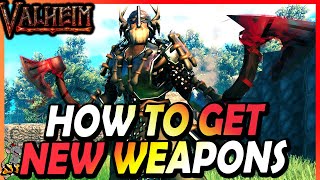 VALHEIM ASHLANDS UPDATE New Weapons! How to Unlock And Craft Elemental Weapons!