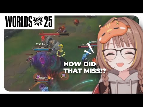 【WORLDS 2025】Sendo Yuuhi Reacts to JunJia Chaotic Herald Moment CFO VS HLE【Vspo!/League of Lagends】