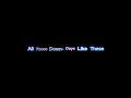 All Faces Down- Days Like These- Lyrics video 