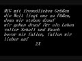 MFG (mit freundlichen Gr&uuml;&szlig;en) Fanta4 mit lyrics