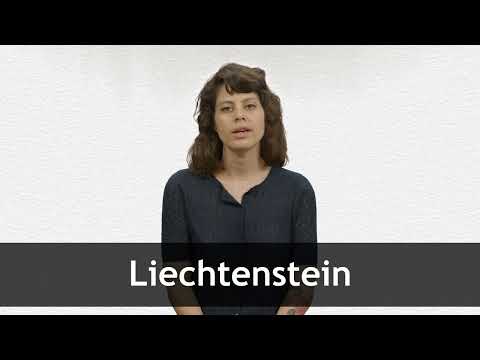 How to pronounce LIECHTENSTEIN in French