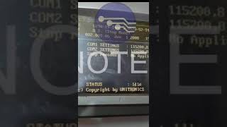 @linoteck Conserto CLP e IHM Unitronics V570-57-T40B V570 assy