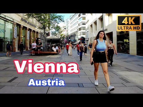 [4K] Vienna Austria City Walk 2022 - Walking Tour 4K at Stephansplatz Wien