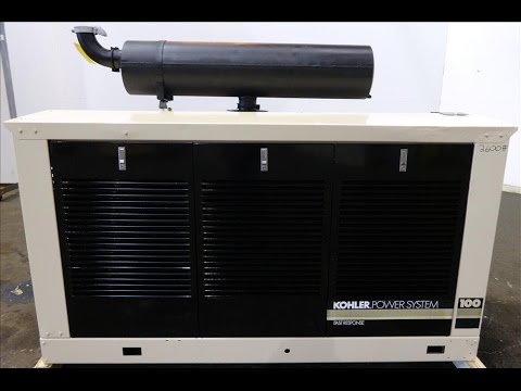 Used- Kohler 100 kW standby natural gas generator set - Stock# 45511001