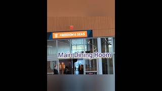HONEST REVIEW: Royal Caribbean Main Dining Room