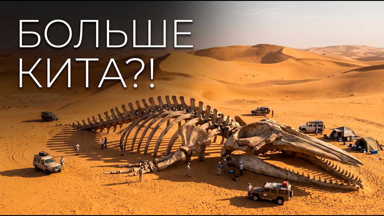 В пустыне нашли останки морского гиганта, который мог превзойти всех!