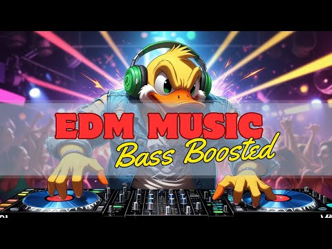 💥 Bass Boosted EDM Music Vol.7 | EDM Music for Car Bass Boosted, Aggressive Bass, Party Music mix ⚡