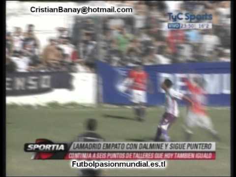 Lamadrid 1 Dalmine 1 Primera C 2010-11 Los goles