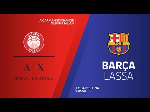 AX Armani Exchange Olimpia Milan - FC Barcelona Lassa Highlights | EuroLeague RS Round 17