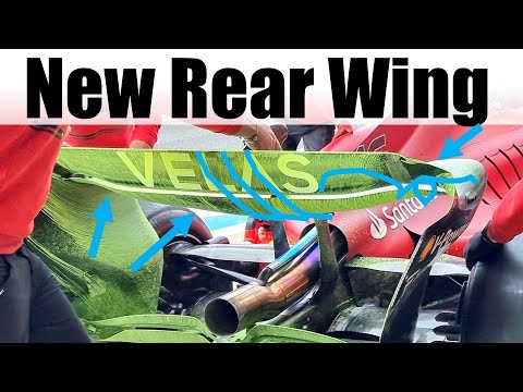 F1 2022 - Ferrari's New Rear Wing - EXPLAINED
