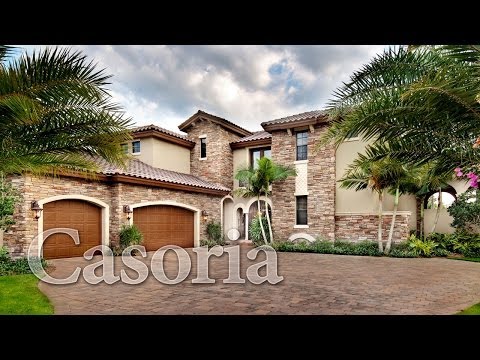 Casoria, a Tuscan Inspired Courtyard Home