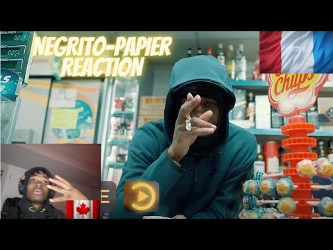 CANADIAN REACTS TO 🇫🇷 Negrito - Papier  | FRANCE DRILL REACTION