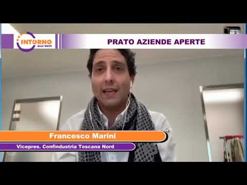 "Intorno alle nove" su Tv Prato con Francesco Marini, 20 marzo 2020