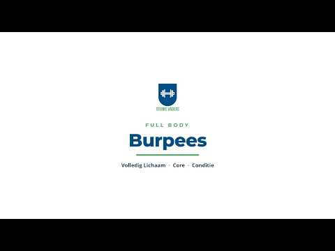 Burpees video uitvoering