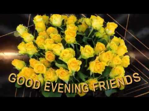 💜Good evening friends💛#WhatsApp #Wishes #Quotes #Message #Greetings