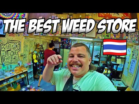 Exploring Bangkok: Delicious Food, Market Shopping, and Top Weed Dispensary | Thailand Solo Travel
