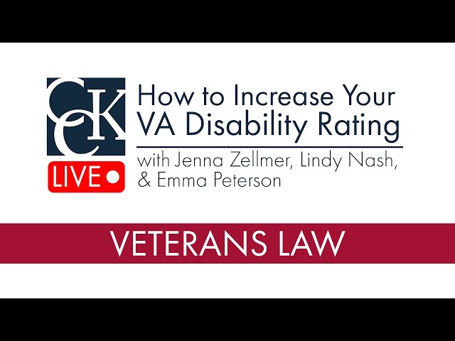 How to Increase Your VA Disability Rating