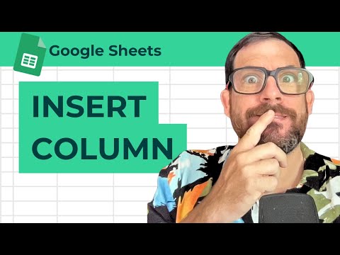 How To Insert Columns in Google Sheets