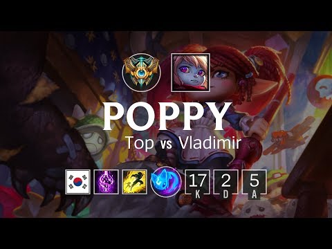 Poppy Top vs Vladimir - KR Challenger Patch 8.11