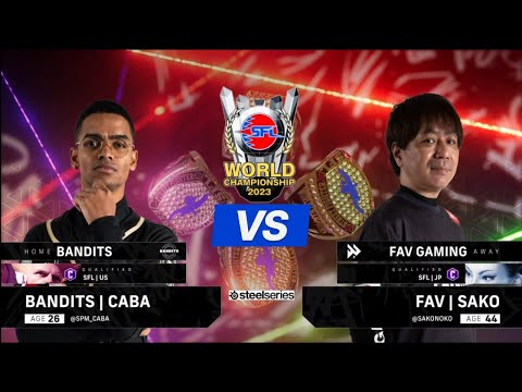 CABA (GUILE) VS SAKO (CHUN LI) - Street Fighter 6 - Street Fighter League World Championship - 2024