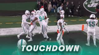 Dolphins-Jets 1st half ends with 2 defensive touchdowns and 3 turnovers