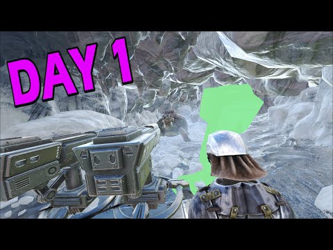 How We Claimed The BEST Base Location On DAY 1 | Ark Survival Evolved |