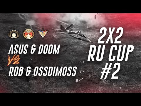 asus & DooM vs Rob & OssDimoss! 7 games 2v2 RU CUP Generals Zero Hour