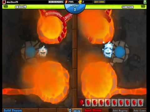 Ep 58 - Candyson vs dw3iss19 - King of the Hill Bloons TD Battles
