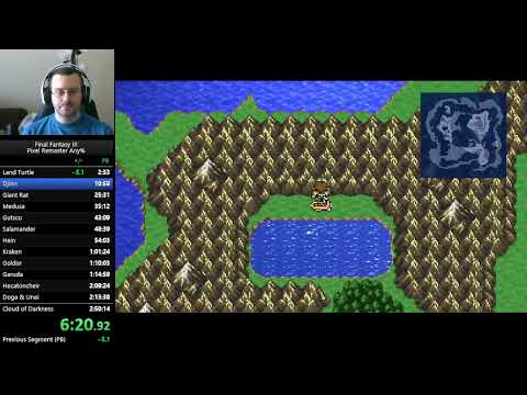 FF3 Pixel Remaster [Steam] Any% speedrun in 2:45:10