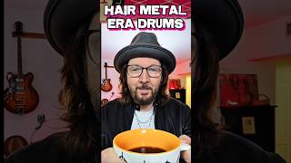 HAIR METAL ERA DRUMS 🥁  #drummers #80smusic #hairmetal #80smetal