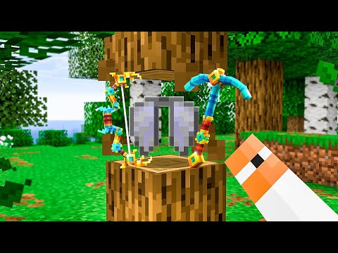 Minecraft, but a BROKEN BLOCK gives SUPER ITEMS!