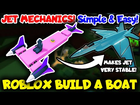 Tutorial Easy Simple Jet Flight Mechanics! Makes Plane stable in Roblox Build a Boat for Treasure