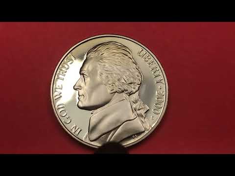 2 Headed US Year 2000 Nickel - DC Minutes United States 5 Cents Coin