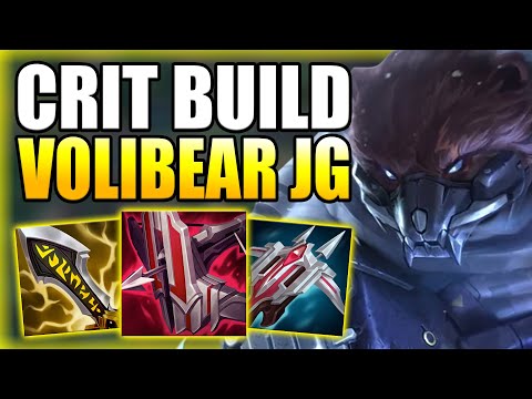 HOW TO PLAY VOLIBEAR JUNGLE & CARRY WITH A FULL CRIT BUILD! Gameplay Guide League of Legends