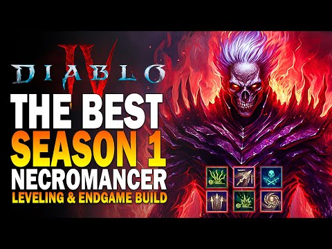 The Best Season 1 Necromancer Leveling & Endgame Build - Diablo 4 Season 1