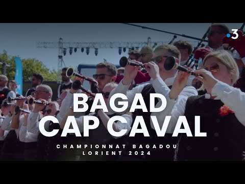 Bagad Cap Caval (Plomeur) au championnat 2024 des bagadoù de Lorient