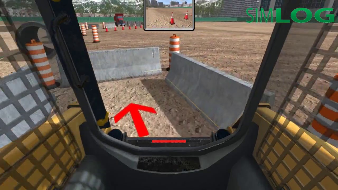 Simlog's Skid Steer Loader Personal Simulator: Positioning