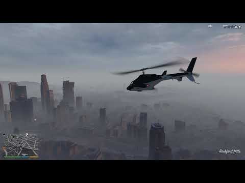 Grand Theft Auto V Airwolf MOD in 4K