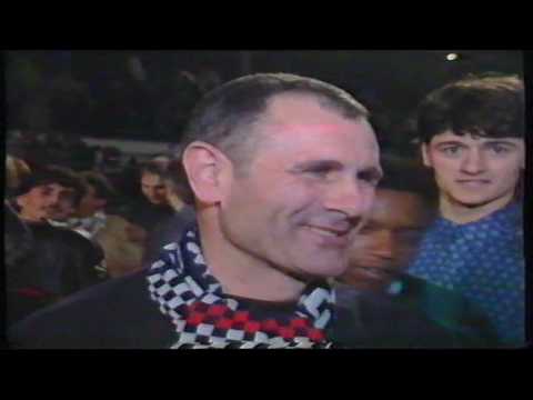 1985-86 Derby County 2 Rotherham 1 and post match 09/05/1986