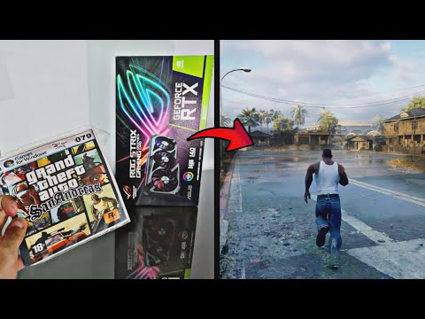 This is what GTA San Andreas looks like on the RTX 3090