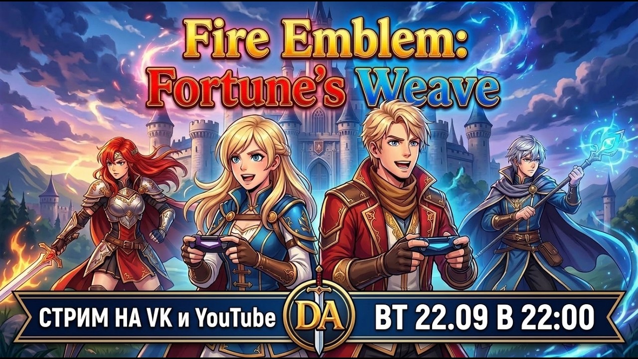 Fire Emblem: Fortune’s Weave с Сашей и Катей