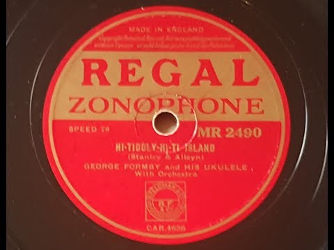 George Formby 'Hi Tiddly Hi Ti Island' 1937 78 rpm