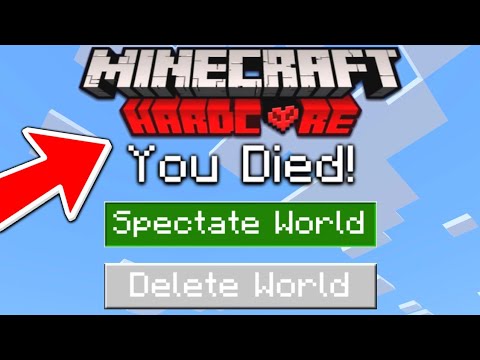 How To Get Hardcore Mode In Minecraft Bedrock Edition 1.19!