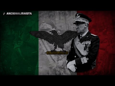 Vogliamo scolpire una lapide [Sub ESP] - Canción Fascista Italiana