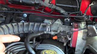 Check A/C vacuum leaks on Ford Ranger (A/C only blows through defrost)