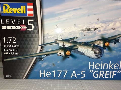 Revell Heinkel HE177 A 5 Greif completed build 2